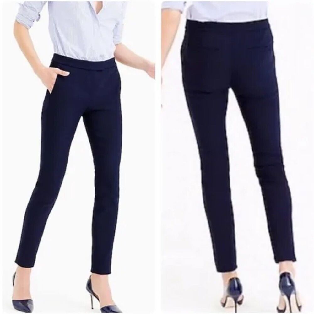 J. Crew Womens Navy Ryder Pants Size 2